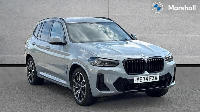 Brooklyn grey metallic Used 2024 BMW X3 M Sport SUV | £48,791 (Expensive) - Image 1/4