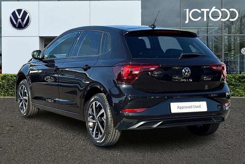 Used VW Polo Match 95 HP (69 kW) 2025 Black Hatchback