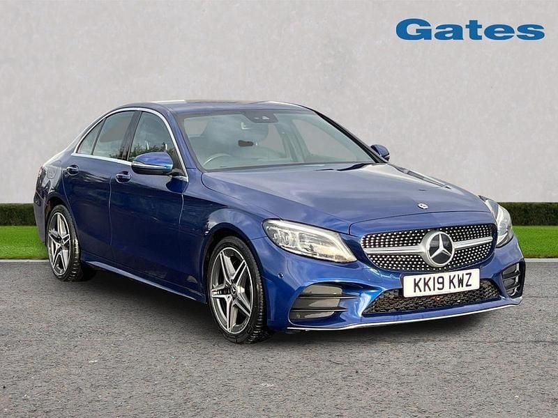 Blue Used 2019 Mercedes C200 AMG Line Premium Sedan | £17,000 (Fair price) - Image 1/4
