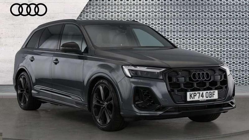 Grey Used 2024 Audi Q7 Black Edition SUV | £58,776 - Image 1/4