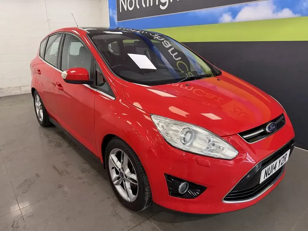 Used Ford C-MAX Titanium X 115 HP (84 kW) 2014 Red MPV
