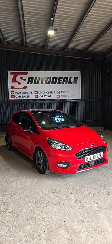 Used Ford Fiesta ST-Line X 140 HP (102 kW) 2018 Red Hatchback