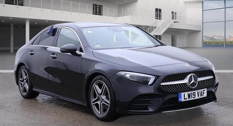 Black Used 2019 Mercedes A180 AMG Line Premium Plus Sedan | £19,995 (A bit pricey) - Image 1/4