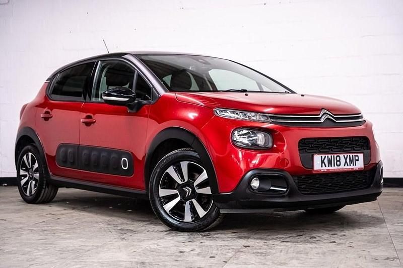 Used Citroën C3 Flair 100 HP (73 kW) 2018 Red Hatchback