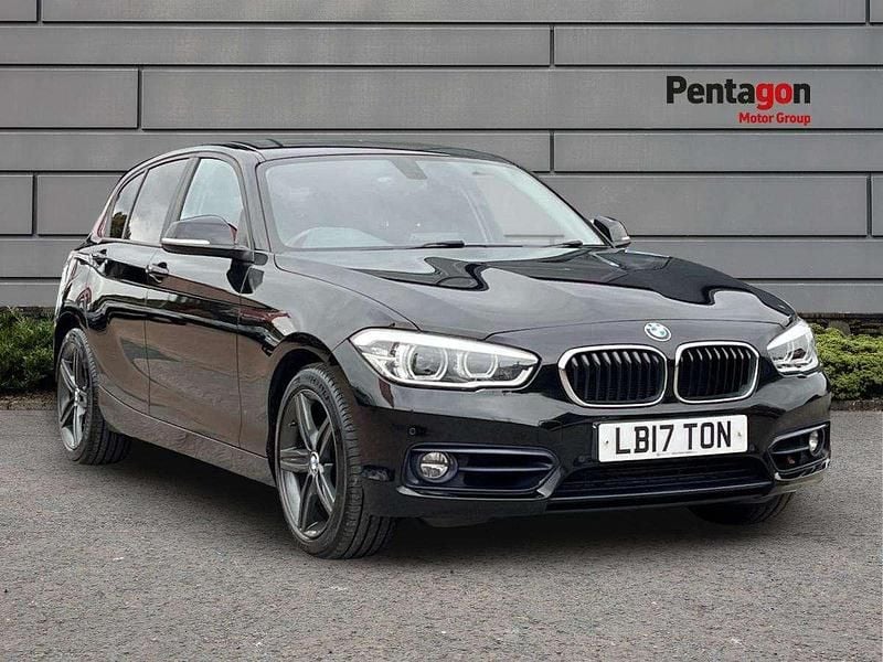 Black Used 2017 BMW 118 Sport Line Hatchback | £9,697 (Fair price) - Image 1/4