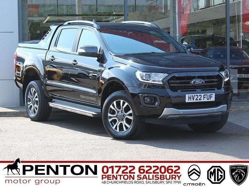 Black Used 2022 Ford Ranger Wildtrack Pickup | £19,990 (Super price) - Image 1/4