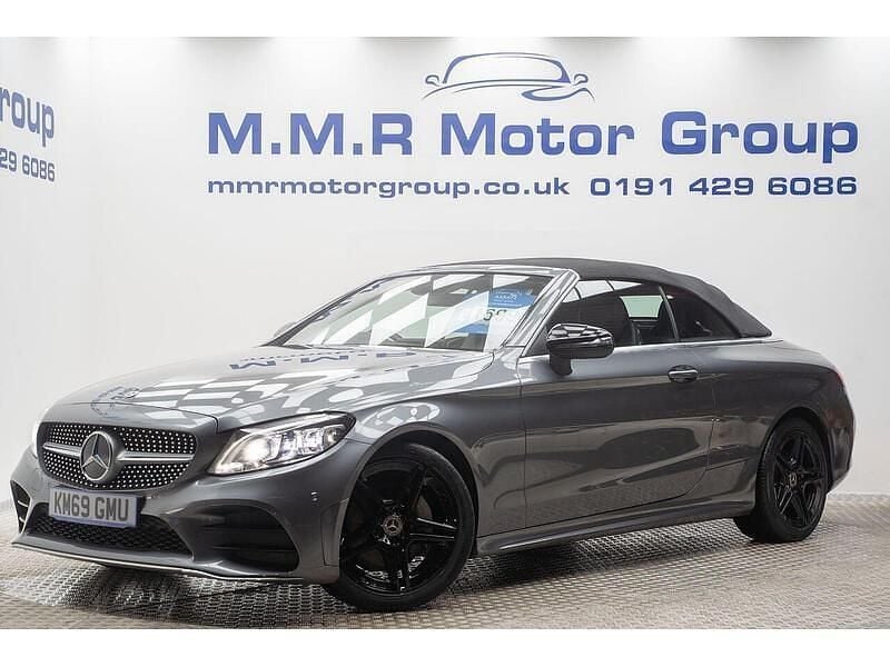 Used Mercedes C220 AMG Line Premium 194 HP (142 kW) 2019 Grey Cabriolet