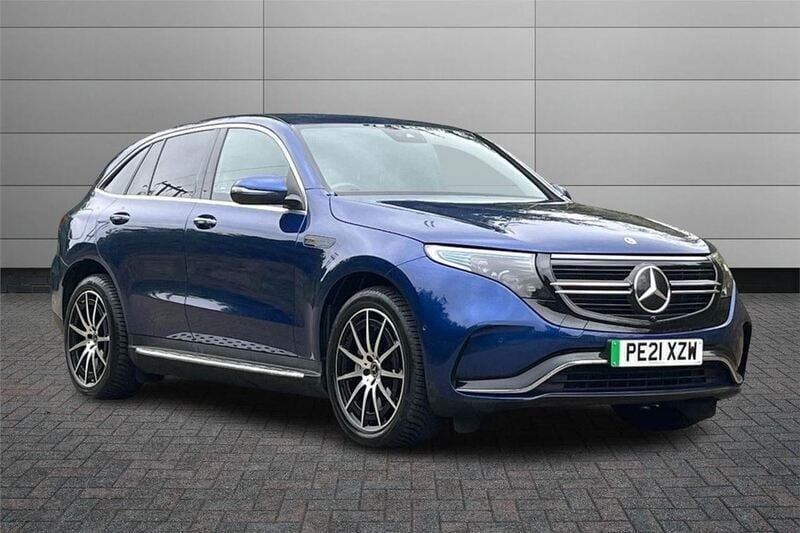 Blue Used 2021 Mercedes EQC400 AMG line SUV | £22,695 (Good price) - Image 1/4