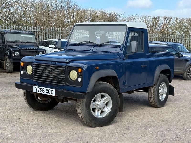 Used Land Rover Defender 2001 Blue Pickup
