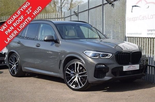 Grey Used 2021 BMW X5 M Sport SUV | £46,449 (Expensive) - Image 1/1