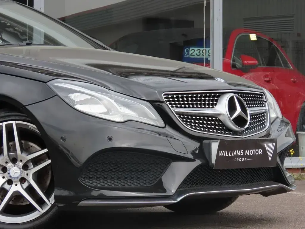 Used Mercedes E220 AMG line 177 HP (130 kW) 2015 Black Coupe