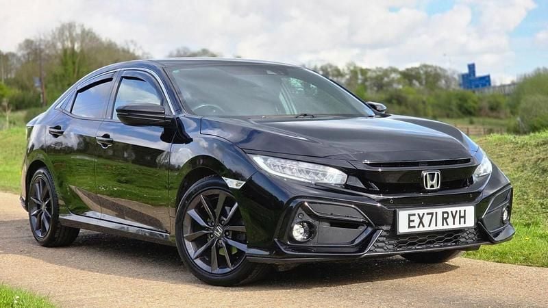 Used Honda Civic SR 126 HP (92 kW) 2021 Black Hatchback