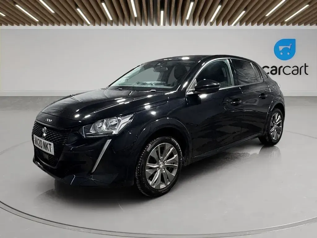 Used Peugeot e-208 Allure 100 kW (136 HP) 2020 Black Hatchback