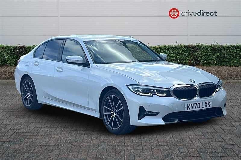White Used 2020 BMW 320 Sport Line Sedan | £18,427 (Good price) - Image 1/4