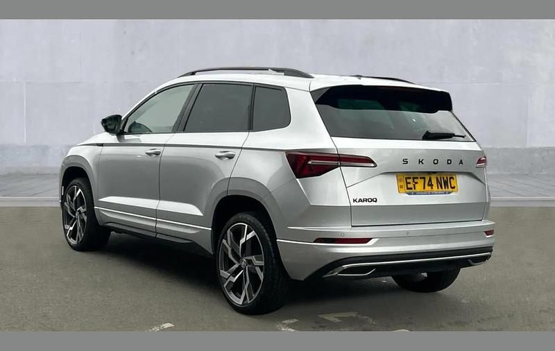 Used Skoda Karoq SportLine 147 HP (108 kW) 2024 Silver SUV