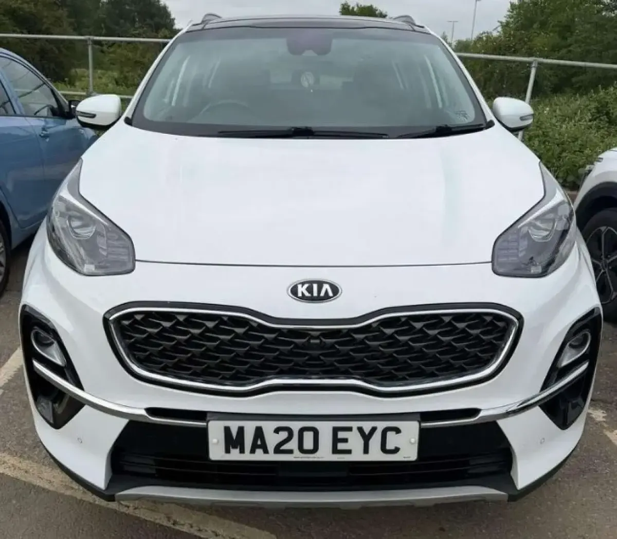 Begagnad Kia Sportage 136 HK (100 kW) 2020 Vit SUV