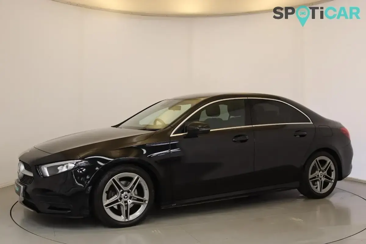 Used Mercedes A200 AMG line 161 HP (118 kW) 2019 Black Sedan