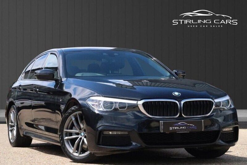 Black Used 2019 BMW 520 M Sport Sedan | £16,989 (Fair price) - Image 1/4