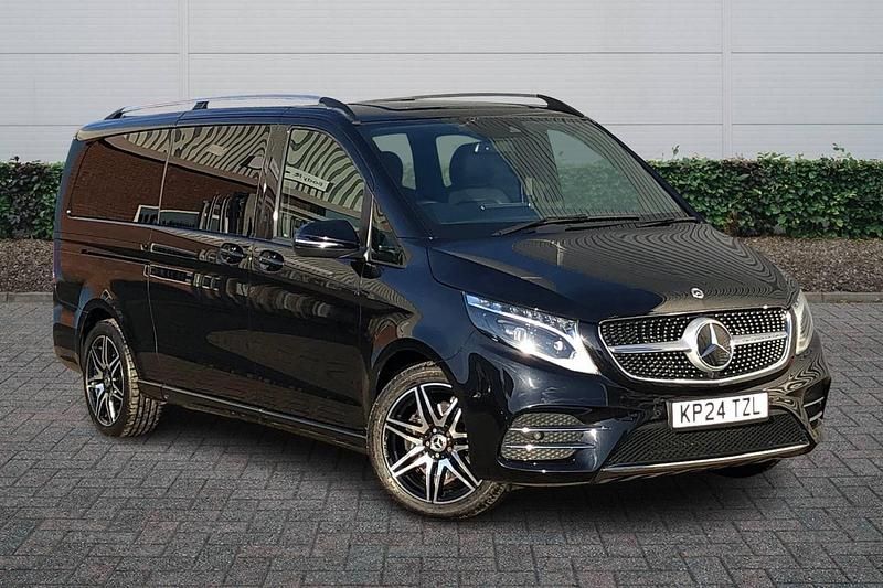 Used Mercedes V300 AMG line 2024 Black MPV
