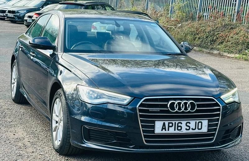 Begagnad Audi A6 Comfort 218 HK (160 kW) 2016 Blå Sedan