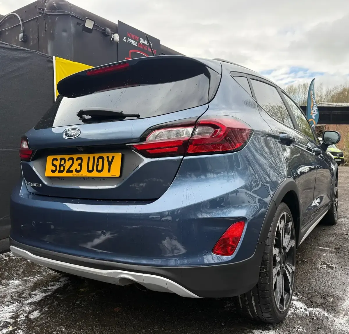 Used Ford Fiesta Active X 2023 Blue Hatchback