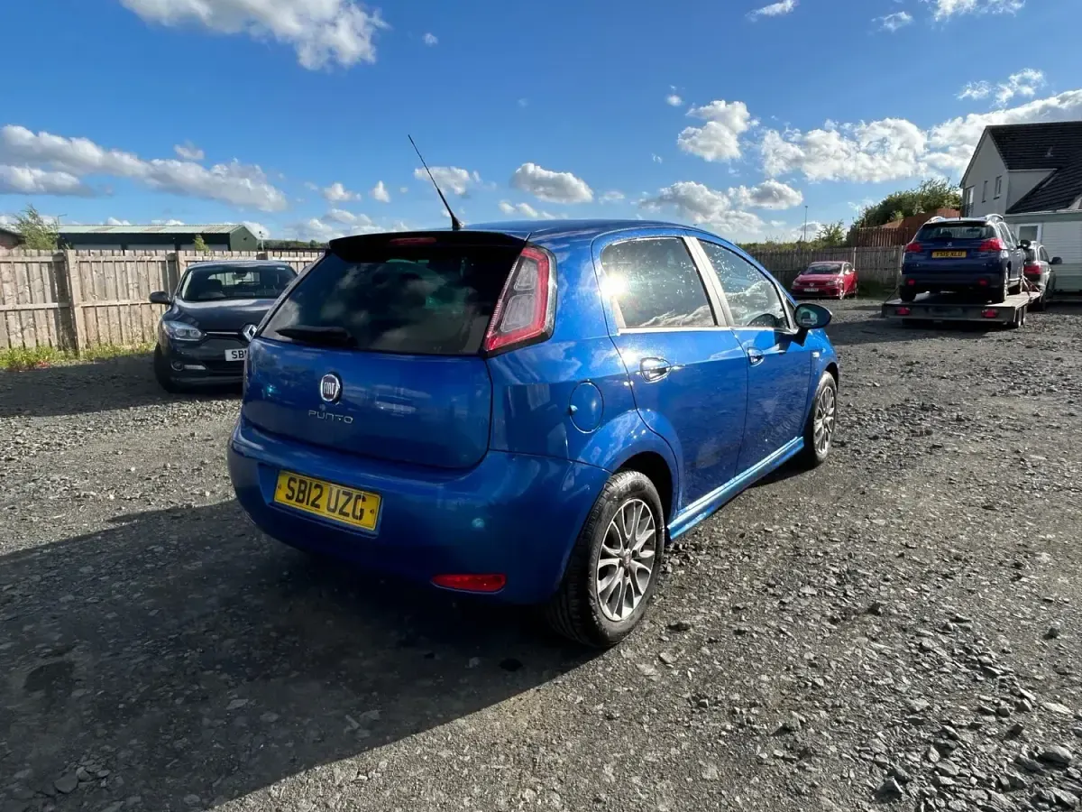 Used Fiat Punto 2012 Blue Hatchback