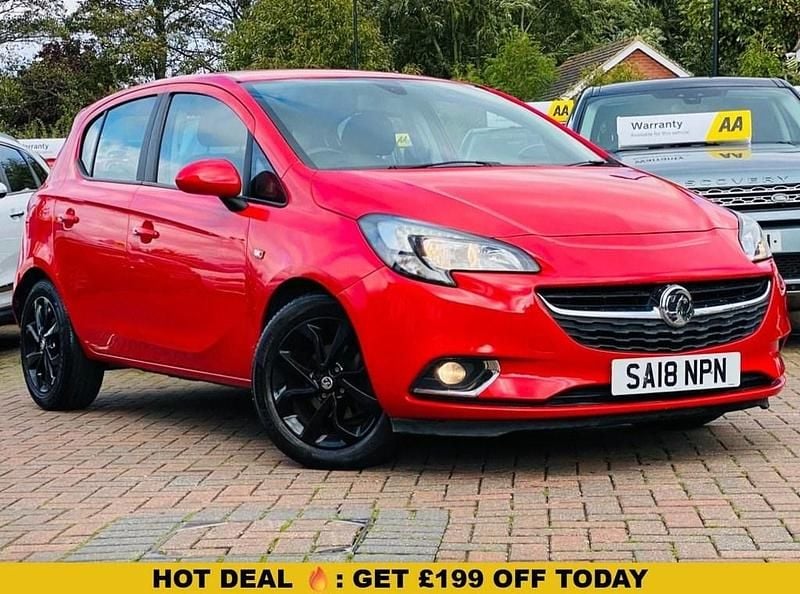 Red Used 2018 Vauxhall Corsa SRi Hatchback | £6,000 (Good price) - Image 1/4