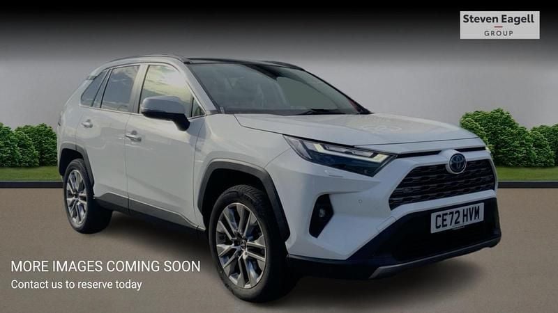 White Used 2022 Toyota RAV4 Hybrid SUV | £31,862 (A bit pricey) - Image 1/4