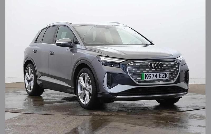 Grey Used 2024 Audi Q4 e-tron S-Line SUV | £33,491 (Super price) - Image 1/4