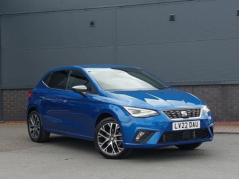 Blue Used 2022 Seat Ibiza XCELLENCE Hatchback | £17,498 (A bit pricey) - Image 1/4