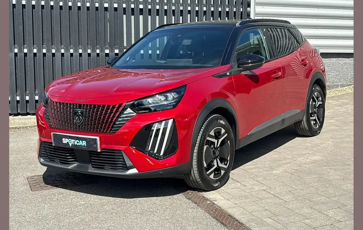Used Peugeot e-2008 GTi 100 kW (136 HP) 2024 Red SUV