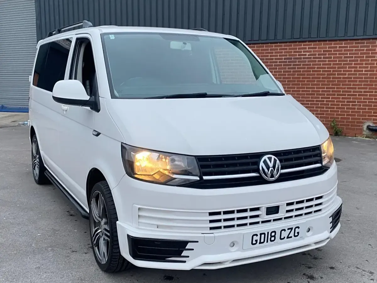 Begagnad VW Transporter Startline 2018 Vit Van