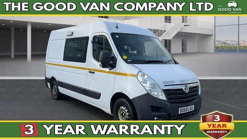 Used Vauxhall Movano 2018 White MPV