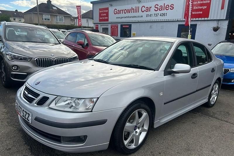 Silver Used 2007 Saab 9-3 Vector Sedan | £5,995 (Expensive) - Image 1/1