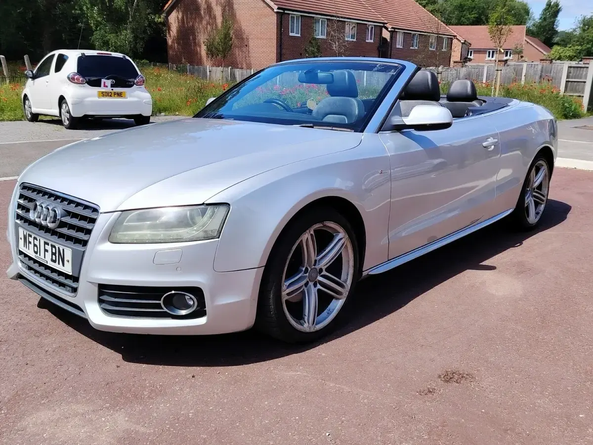 Used Audi A5 Cabriolet S-Line 2011 Silver Cabriolet