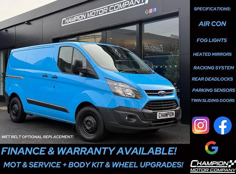 Blue Used 2017 Ford Transit Custom Van | £8,995 (Super price) - Image 1/4