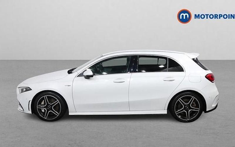 Used Mercedes A35 AMG Executive 306 HP (225 kW) 2021 White Hatchback