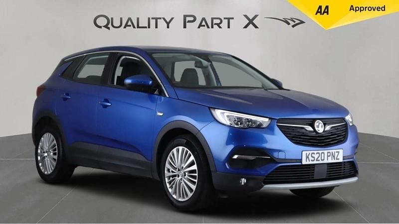 Used Vauxhall Grandland X Business Edition 130 HP (95 kW) 2020 Blue SUV