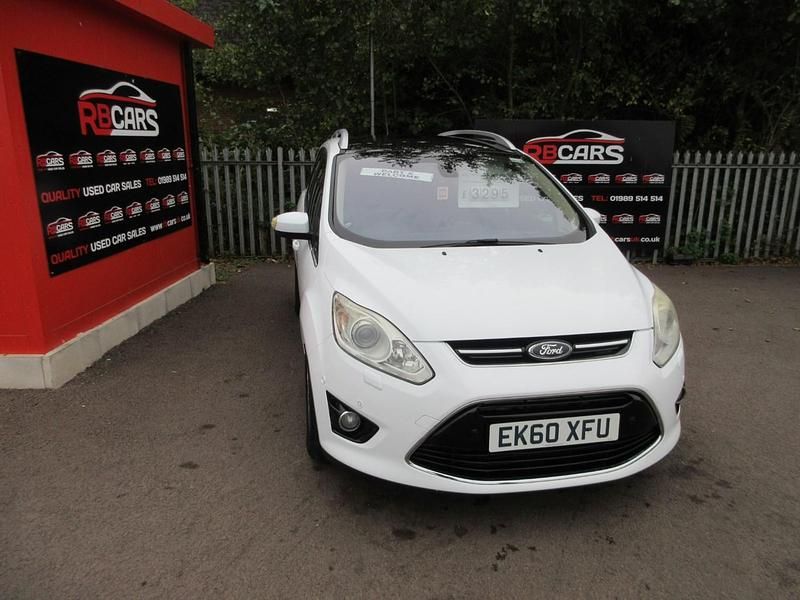 White Used 2011 Ford Grand C-Max Titanium MPV | £3,295 (Fair price) - Image 1/4
