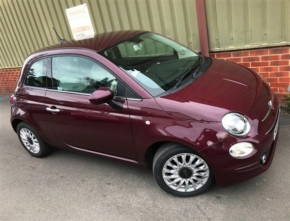 Red Used 2020 Fiat 500 Lounge Hatchback | £7,295 (Fair price) - Image 1/1