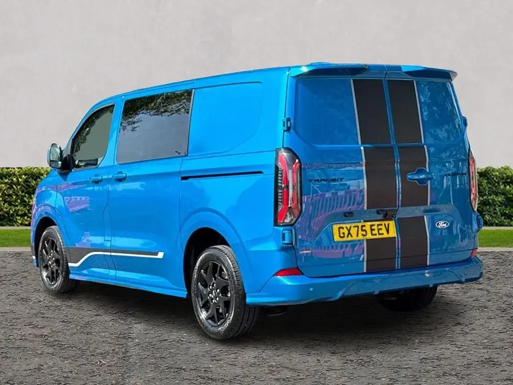 Used Ford Transit Custom Sport 232 HP (170 kW) 2025 Blue Van