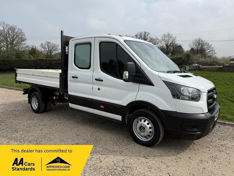 Used Ford Transit 130 HP (95 kW) 2022 White Cabriolet