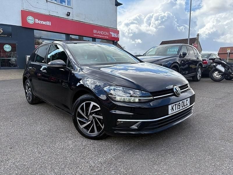 Used VW Golf VII Match 115 HP (84 kW) 2019 Black Hatchback