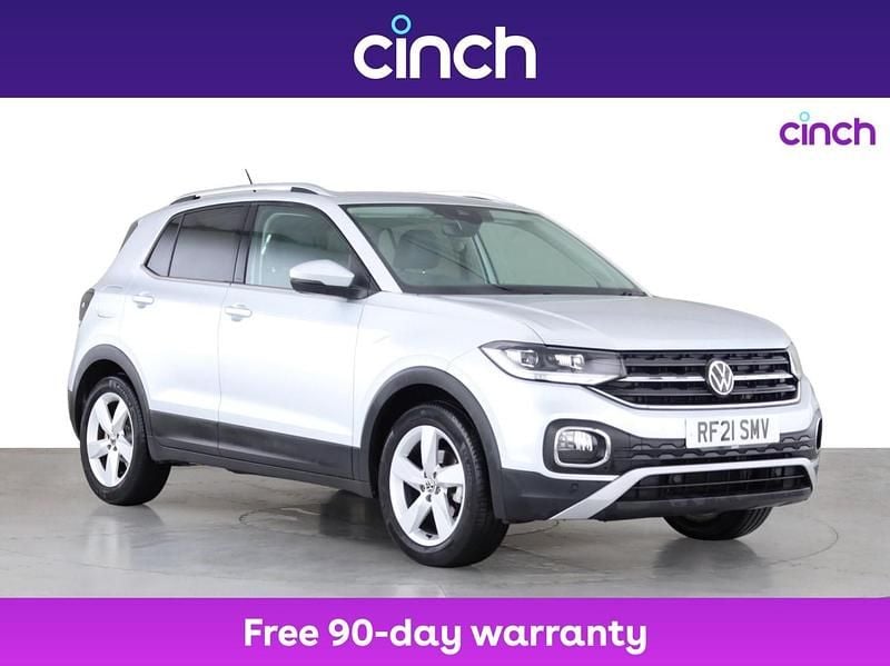 Silver Used 2021 VW T-Cross SEL SUV | £15,099 (Fair price) - Image 1/3