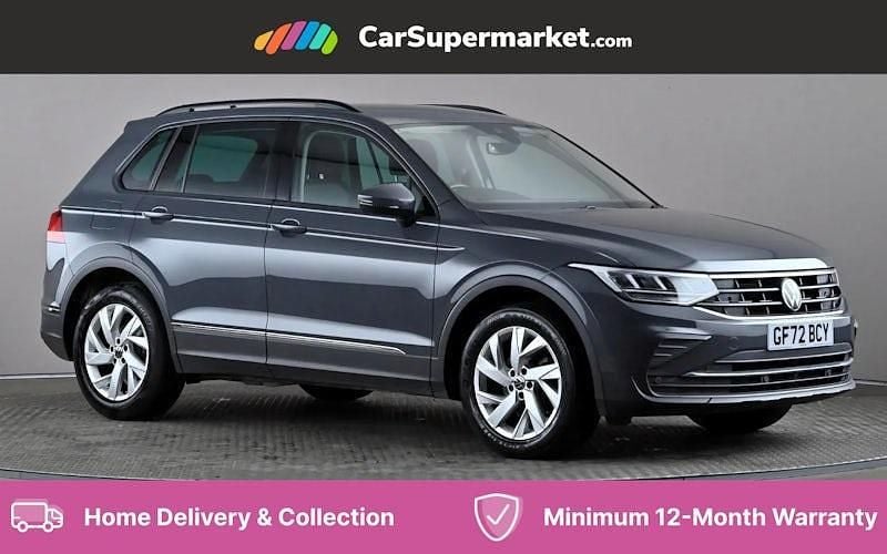Grey Used 2022 VW Tiguan Life SUV | £19,397 (Fair price) - Image 1/4