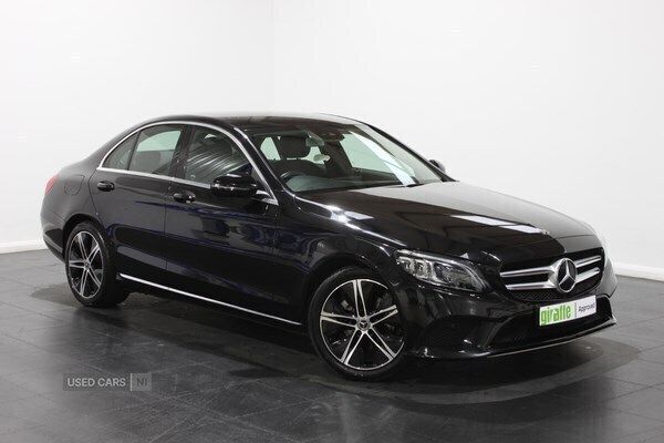 Black Used 2020 Mercedes C200 Premium Sedan | £18,995 (Good price) - Image 1/4