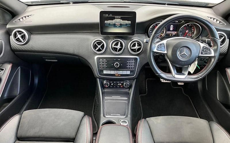 Used Mercedes A200 AMG Line Premium 156 HP (114 kW) 2017 Blue Hatchback