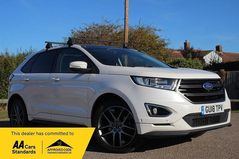 White Used 2018 Ford Edge Sport SUV | £16,990 (Fair price) - Image 1/3