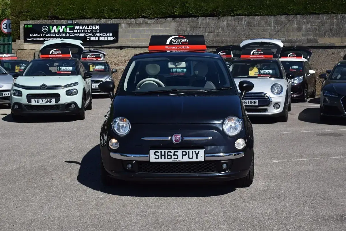 Used Fiat 500 S 69 HP (50 kW) 2015 Black Hatchback