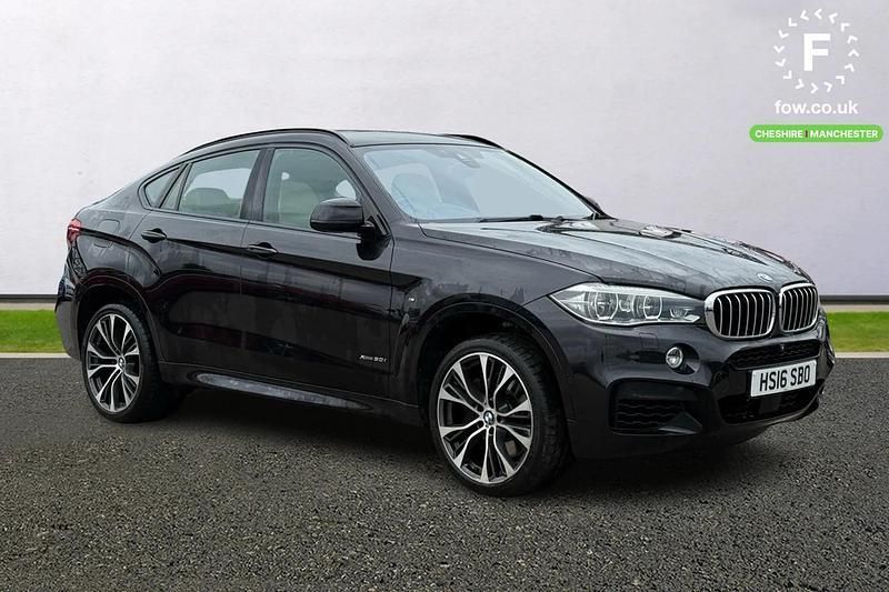 Black Used 2016 BMW X6 M Sport SUV | £23,499 (Fair price) - Image 1/4